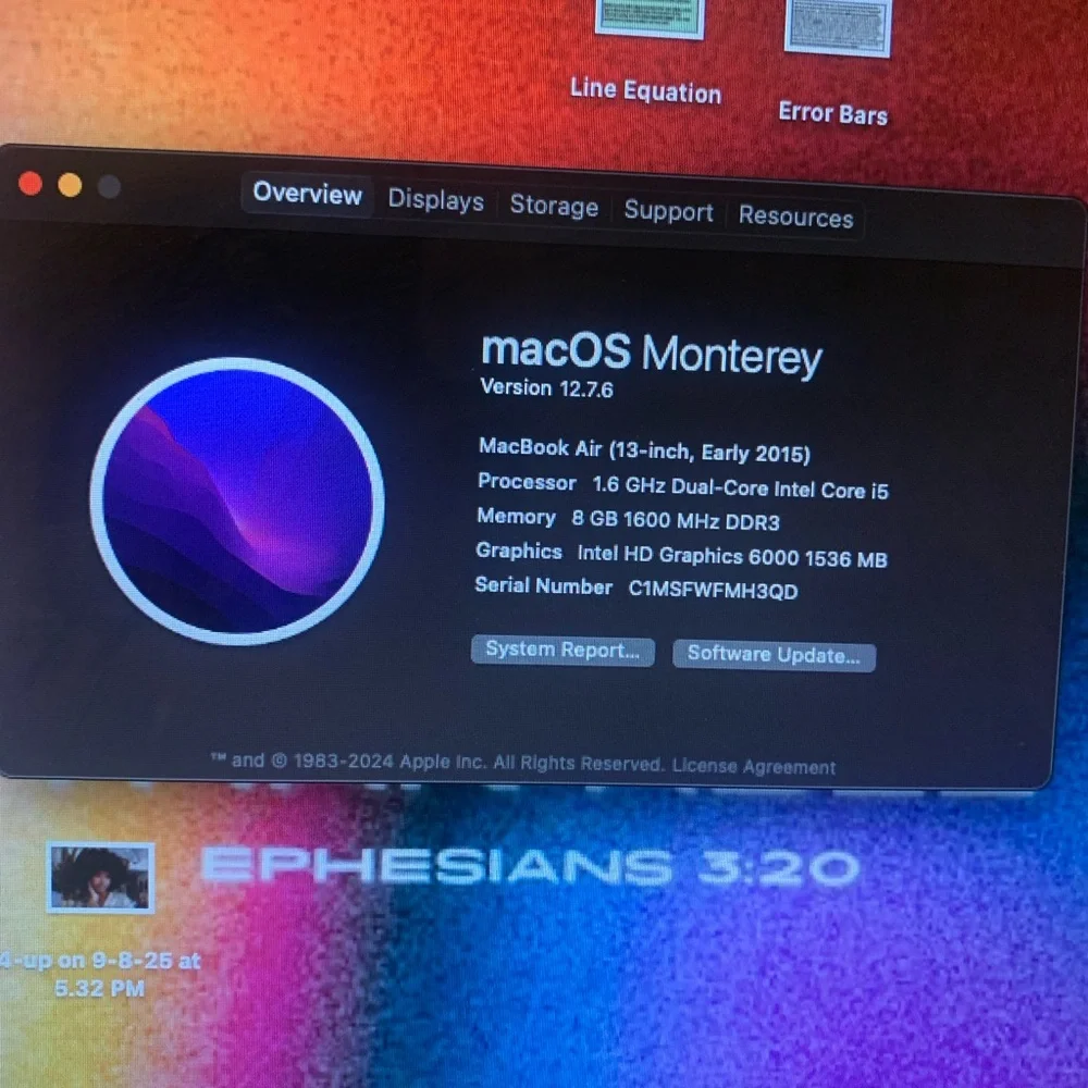 13in MacBook Air 2015 - Sleek Silver Design